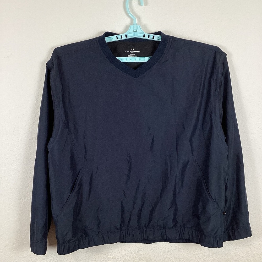 Grand Slam Mens Sweater Sz XL Long Sleeve Pullover V Neck Solid Golf Jacket